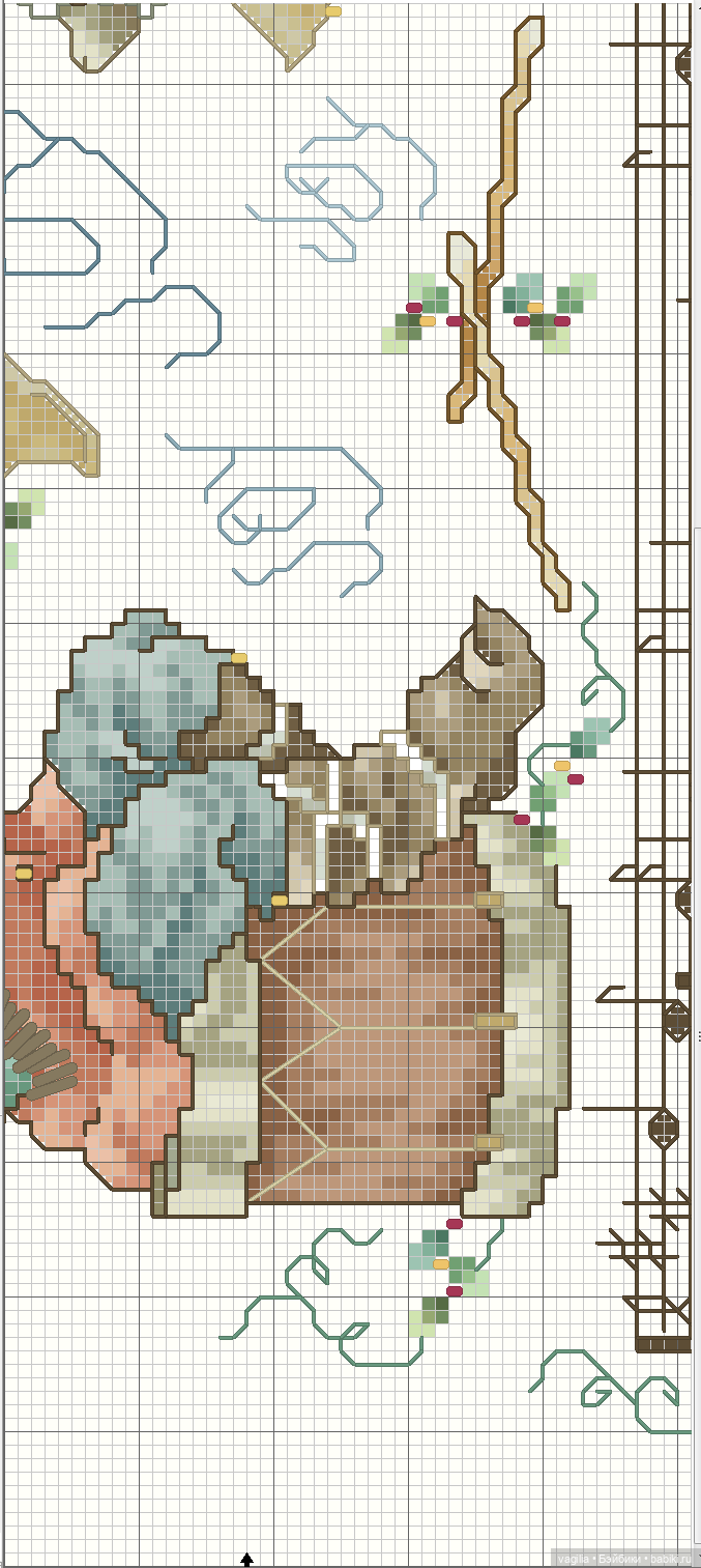 Разное мелкое крестиком — Схемы вышивки крестом: фото узоров