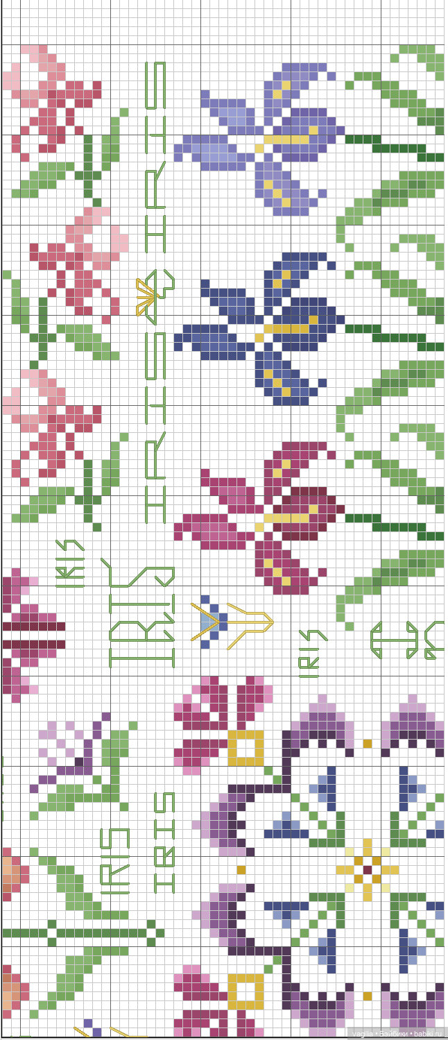 Разное мелкое крестиком — Схемы вышивки крестом: фото узоров (фото 8)