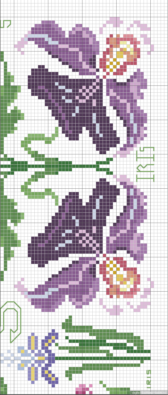 Разное мелкое крестиком — Схемы вышивки крестом: фото узоров