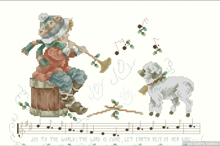 Разное мелкое крестиком — Схемы вышивки крестом: фото узоров