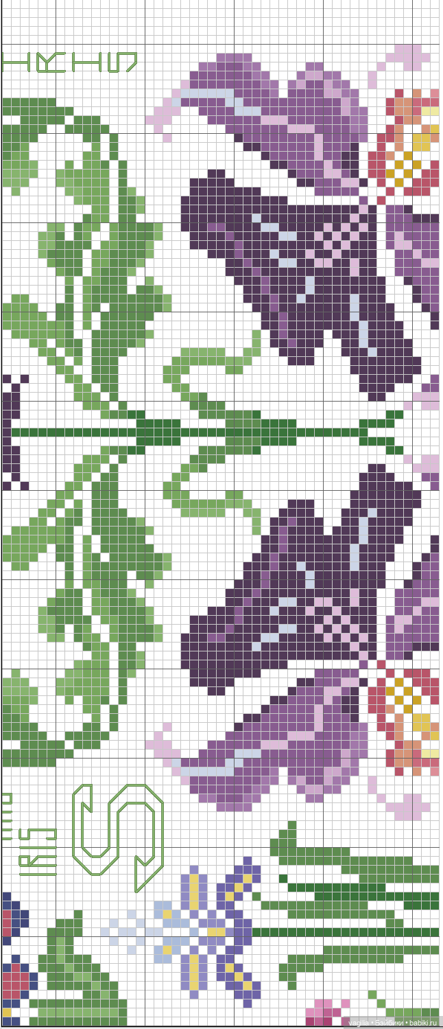 Разное мелкое крестиком — Схемы вышивки крестом: фото узоров (фото 10)