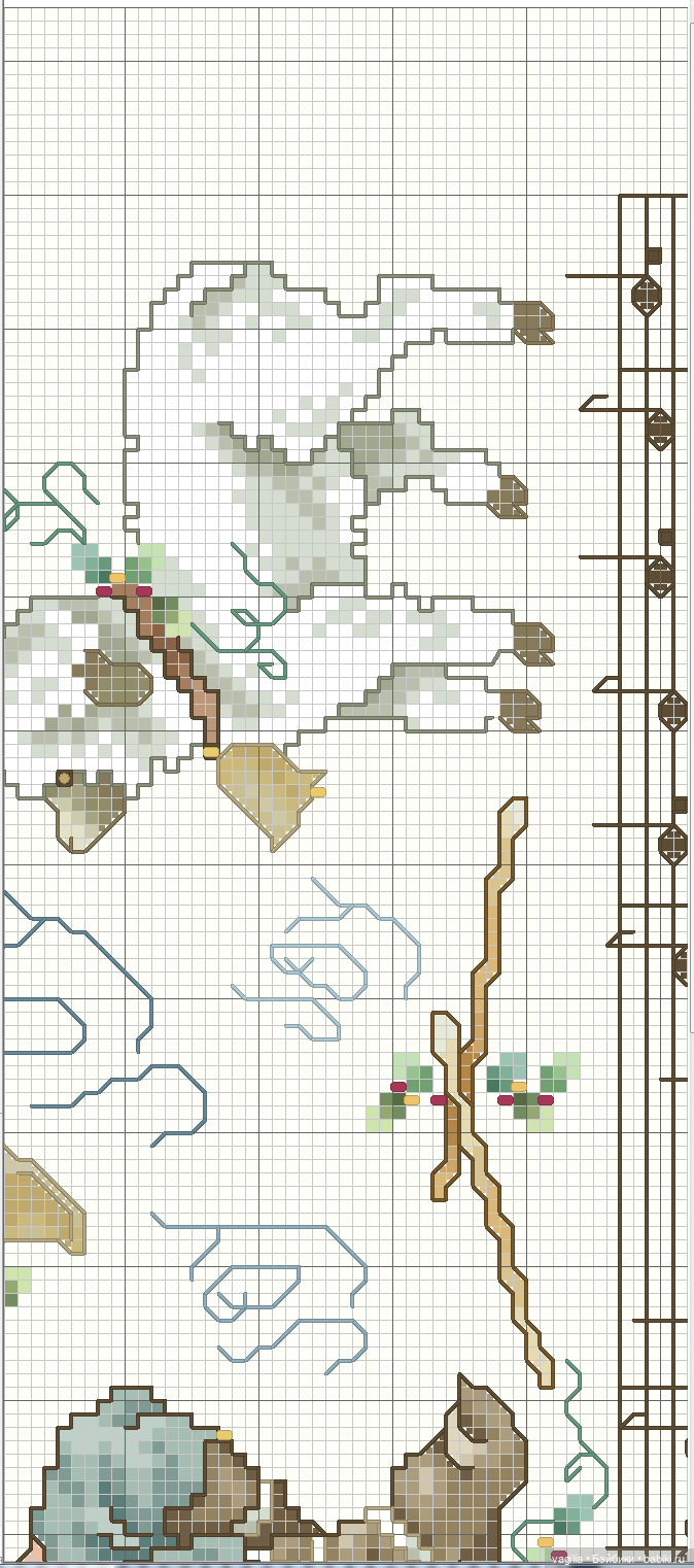 Разное мелкое крестиком — Схемы вышивки крестом: фото узоров
