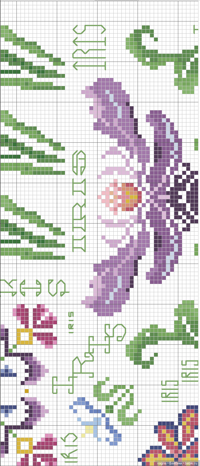 Разное мелкое крестиком — Схемы вышивки крестом: фото узоров (фото 9)