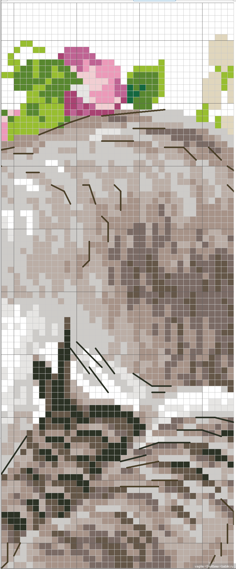 Крупные птицы крестом — Схемы вышивки крестом: фото узоров