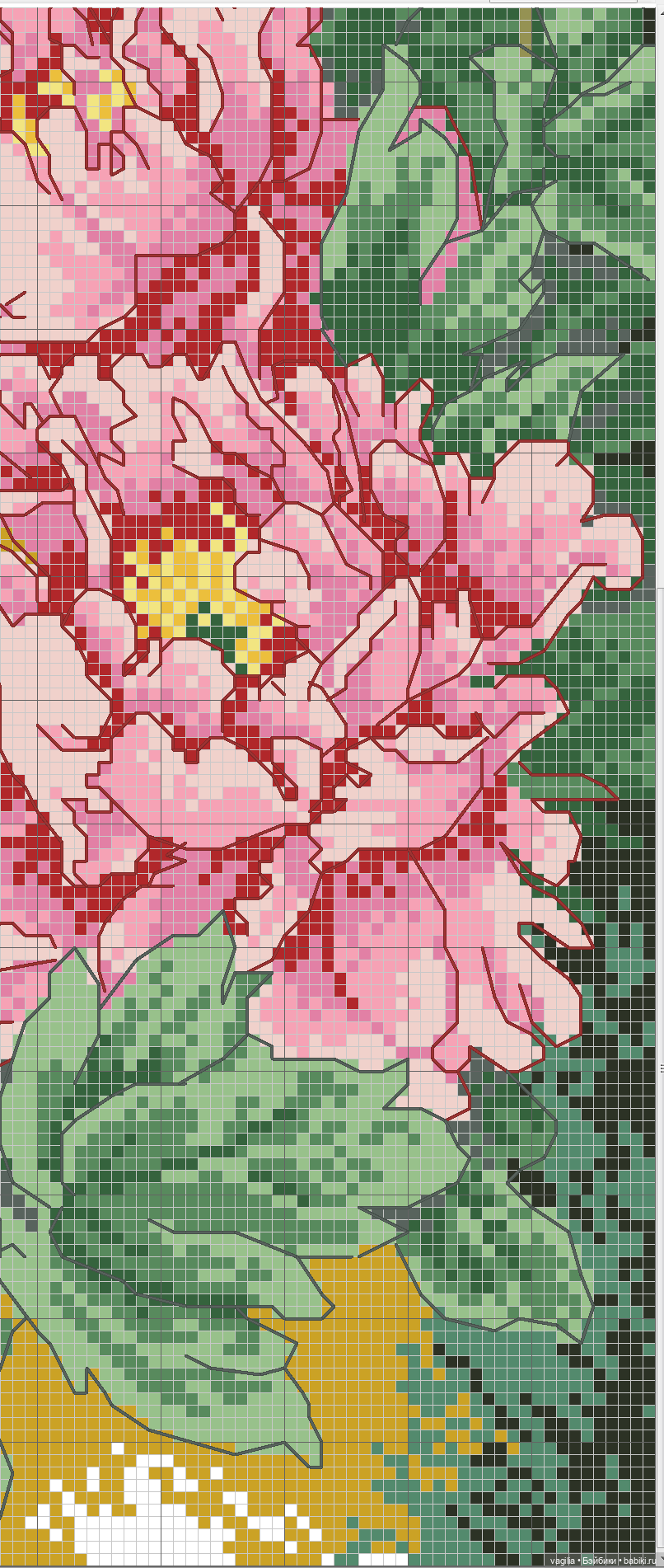 Крупные птицы крестом — Схемы вышивки крестом: фото узоров (фото 6)