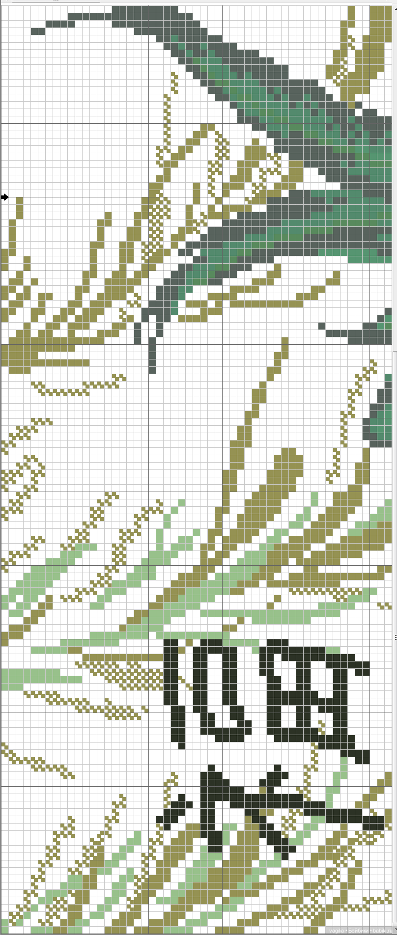 Крупные птицы крестом — Схемы вышивки крестом: фото узоров (фото 2)