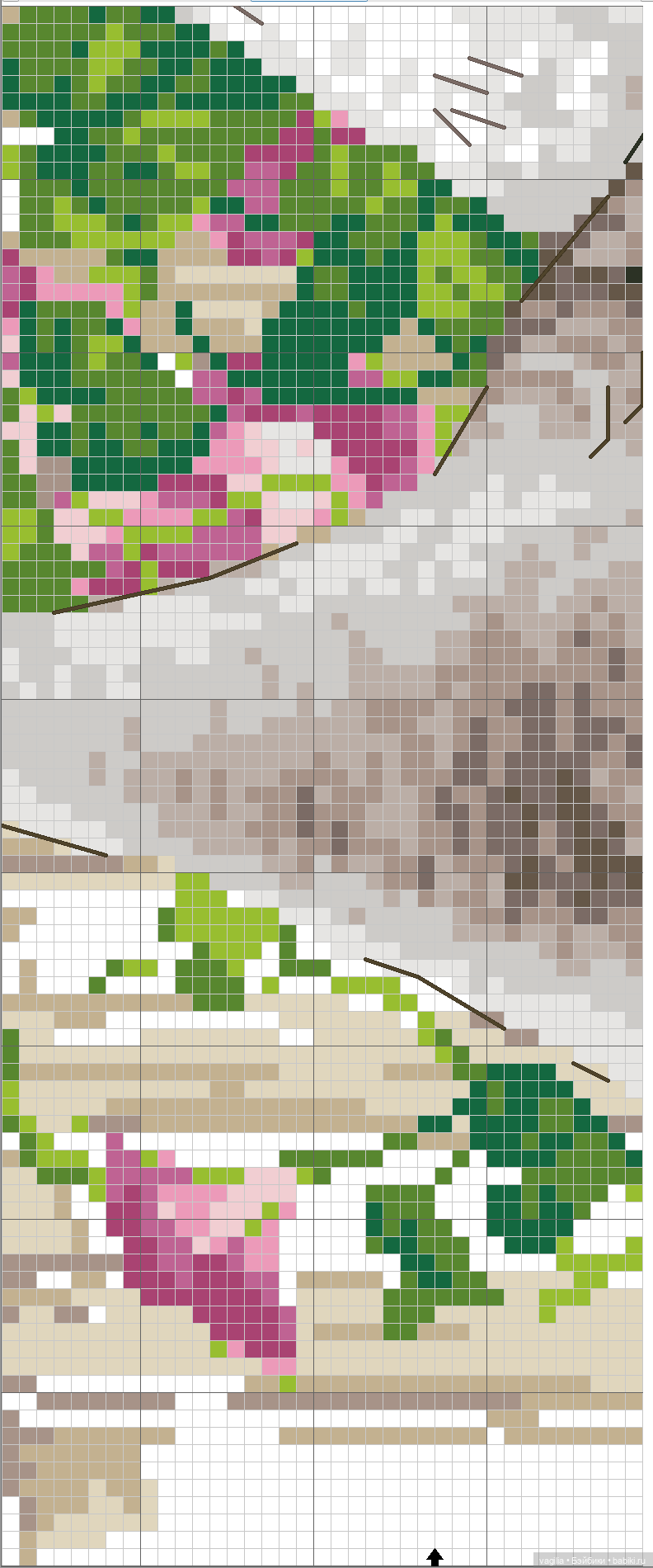 Крупные птицы крестом — Схемы вышивки крестом: фото узоров