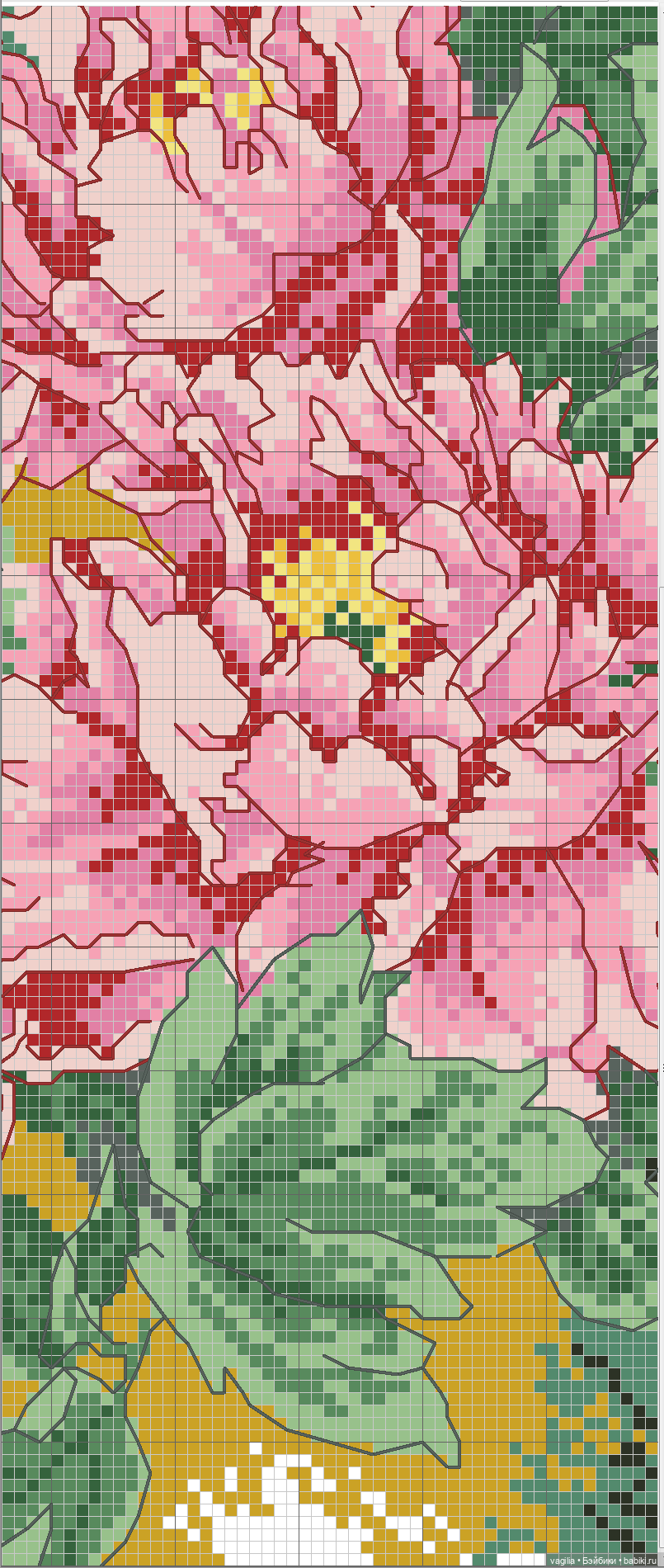 Крупные птицы крестом — Схемы вышивки крестом: фото узоров (фото 5)