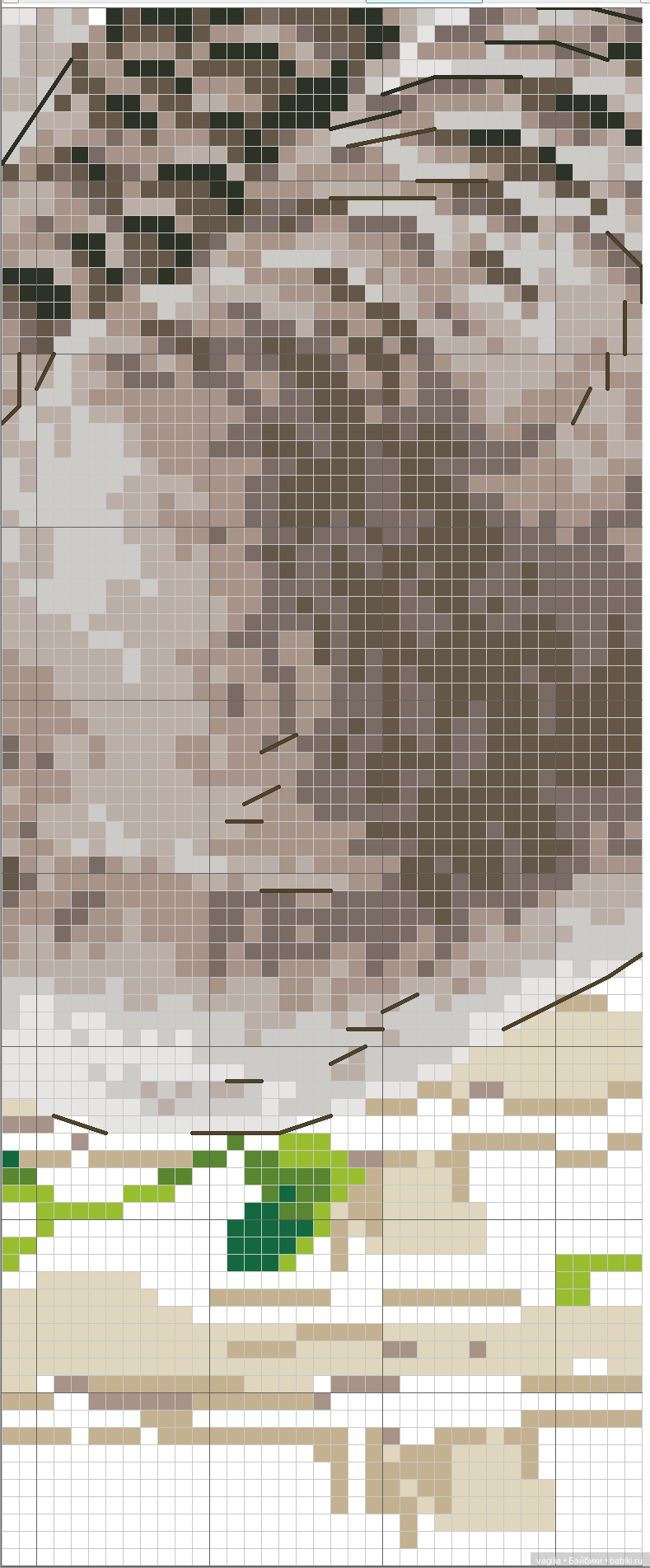 Крупные птицы крестом — Схемы вышивки крестом: фото узоров