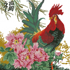 Крупные птицы крестом