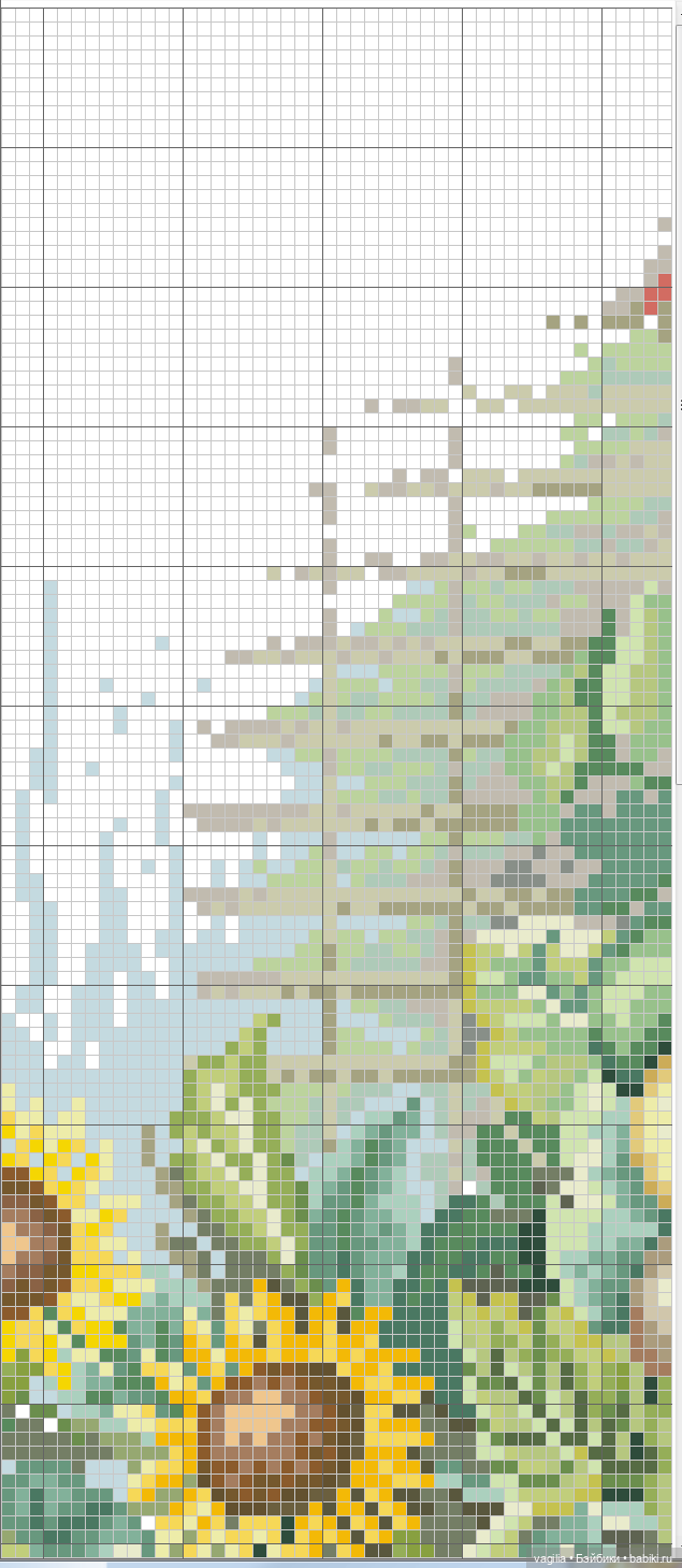 Садово огородные схемки крестиком (фото 7)
