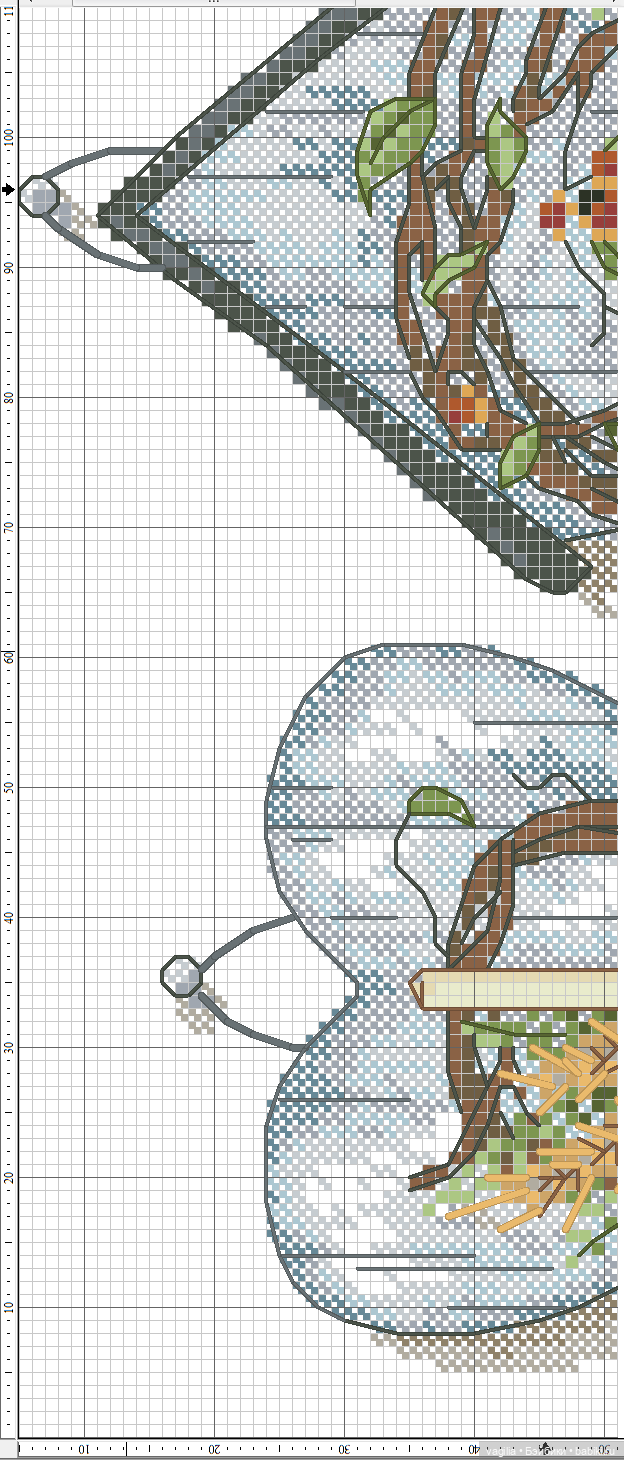 Садово огородные схемки крестиком