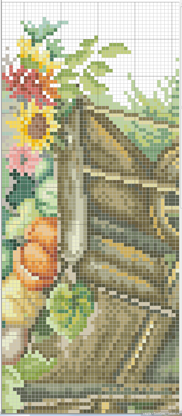 Садово огородные схемки крестиком (фото 8)