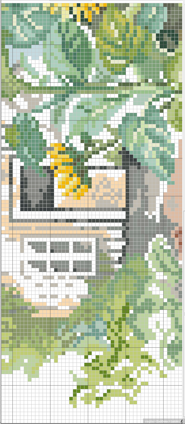 Садово огородные схемки крестиком (фото 3)