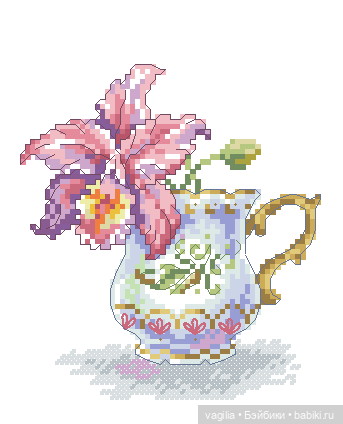 Садово огородные схемки крестиком