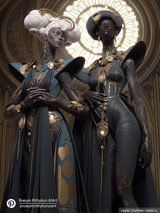 Что то инопланетное, космически красивые модели, явно других галактик