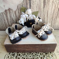 Туфли "Оксфорд" для антик.кукол. Скидка!