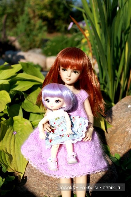 Поездка на дачу. Куклы БЖД. Пич от Иплхаус, Пукифи Купид