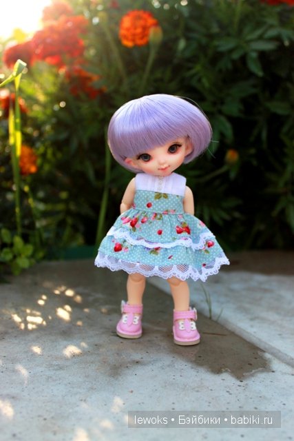 Поездка на дачу. Куклы БЖД. Пич от Иплхаус, Пукифи Купид