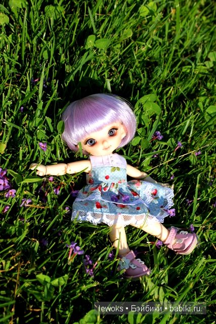 Поездка на дачу. Куклы БЖД. Пич от Иплхаус, Пукифи Купид