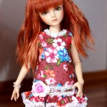 Платья для кукол БЖД. Мои новые  работы.