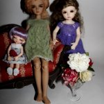 Мои работы для кукол БЖД. Платья,кофты,наряды...