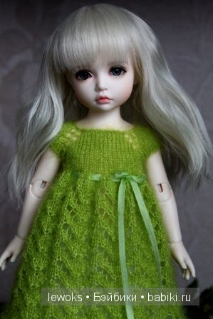 Яркая зелень! Платья для кукол БЖД (фото 2)