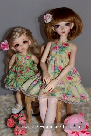Мои девочки, куклы БЖД, и платья для них