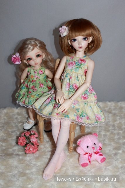 Мои девочки, куклы БЖД, и платья для них