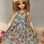 Цветочное платье на Минифи.