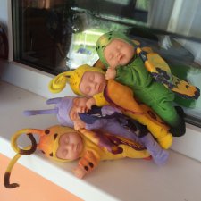 Коллекция бабочек от Анны Геддес в отличном состоянии 4 бабочки