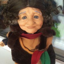 Парик для куклы - размер 11" лот 87