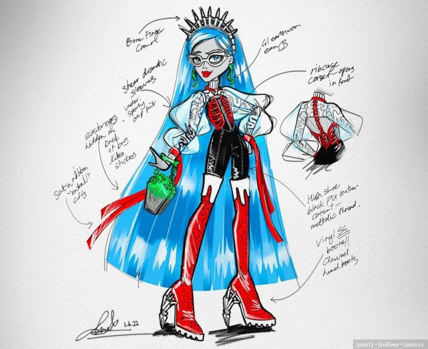 Гулия Monster High "Ghouluxe". Эксклюзивная первая клубная кукла 2023 года (фото 2)