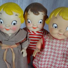 Три куколки Dolly Dingle от Campbell 1966 год