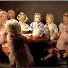 Знаменитые текстильные куклы Columbian Dolls. История 1891 года