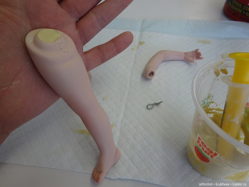 Мной созданные малышки из фарфора по молду Дианны Эффнер