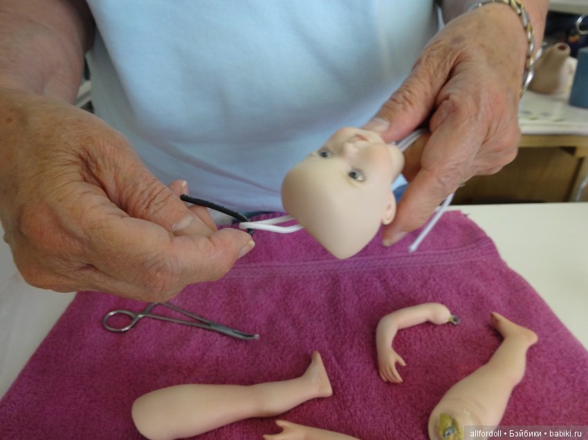 Мной созданные малышки из фарфора по молду Дианны Эффнер