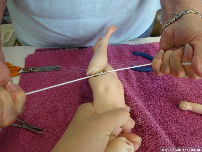 Мной созданные малышки из фарфора по молду Дианны Эффнер