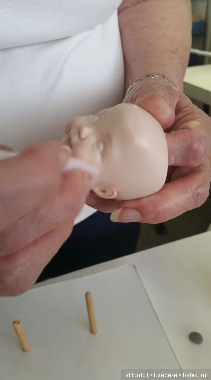 Мной созданные малышки из фарфора по молду Дианны Эффнер