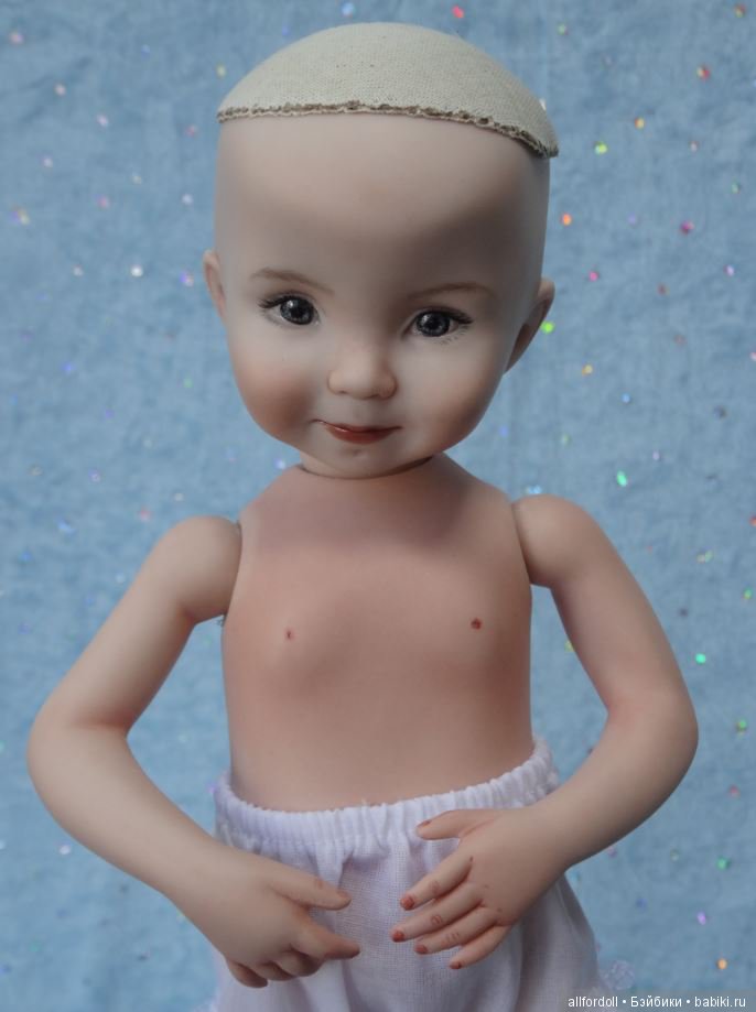 Мной созданные малышки из фарфора по молду Дианны Эффнер