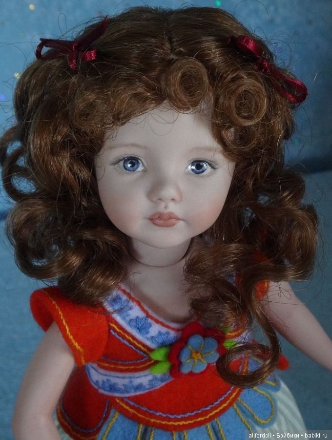 Мной созданные малышки из фарфора по молду Дианны Эффнер