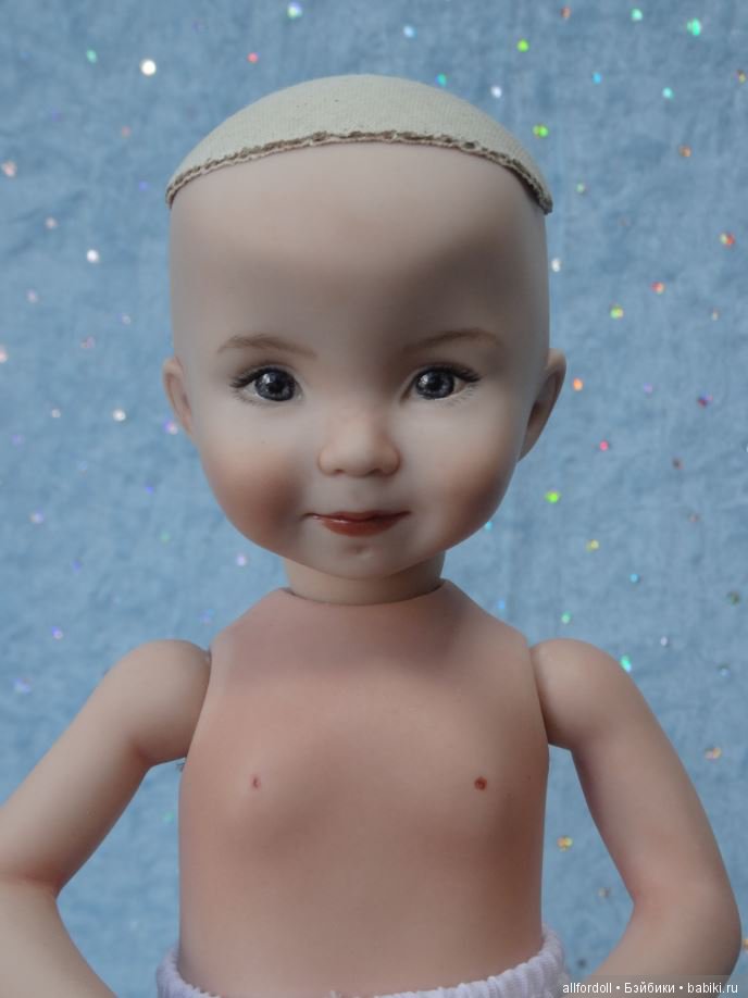 Мной созданные малышки из фарфора по молду Дианны Эффнер