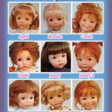 Dianna Effner - Распиши и создай ее куклу сам! - Рост 29 см.