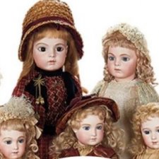 Антикварная Репродукция - Части - Распиши и создай куклу сам!