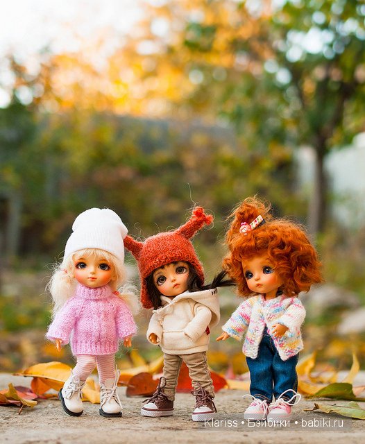 Осенняя прогулка | Бэйбики Осенняя прогулка — Куклы Latidoll (Лати): BJD (БЖД)