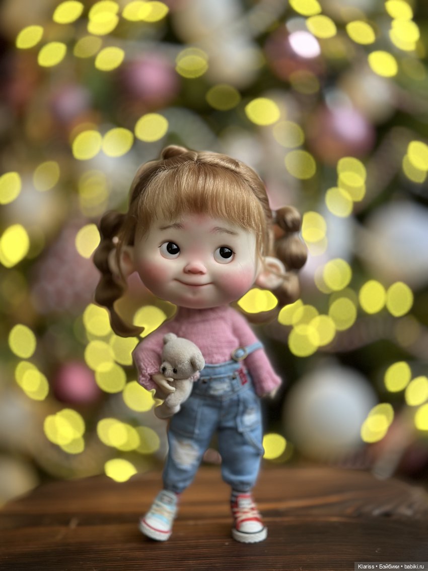 Новогодние пупсы — Куклы Qbaby (Кьюбейби) Rodgerdoll: для тела Ob11 (фото 6)