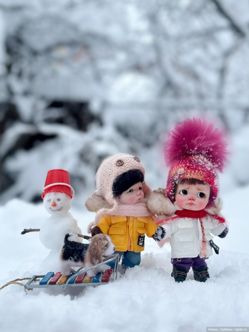 Зимние забавы — Авторские шарнирные куклы своими руками: лепка (фото 10)