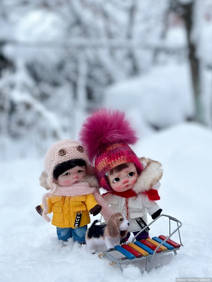 Зимние забавы — Авторские шарнирные куклы своими руками: лепка (фото 3)