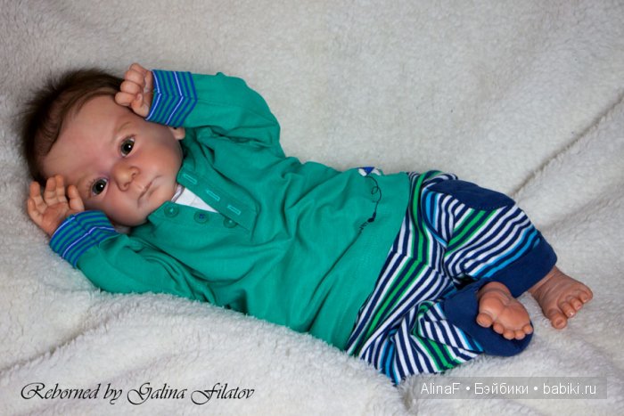 Вот и мой Матис родился! Кукла-реборн Галины Филатовой