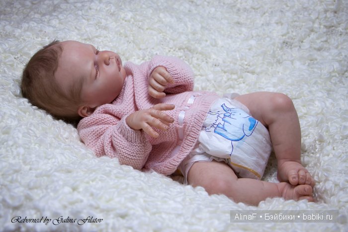 Настенька. Малышка-реборн Галины Филатовой (фото 2)